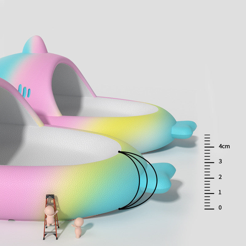 Rainbow Shark Slippers By SharkSlippy™