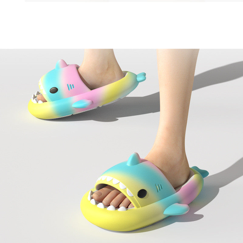 Rainbow Shark Slippers By SharkSlippy™